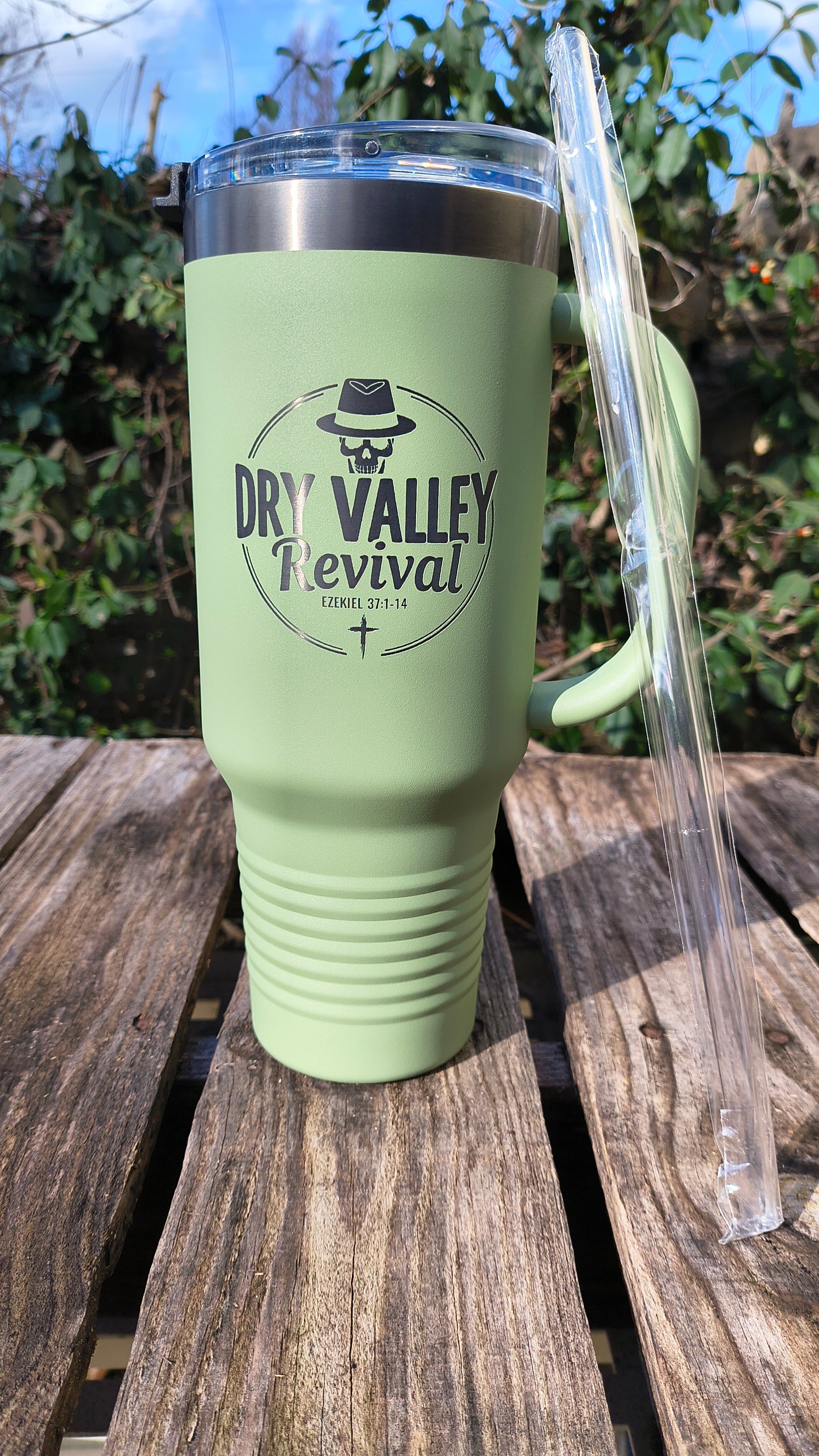 **LIMITED DROP** DVR 40oz Insulated Mug - Sage