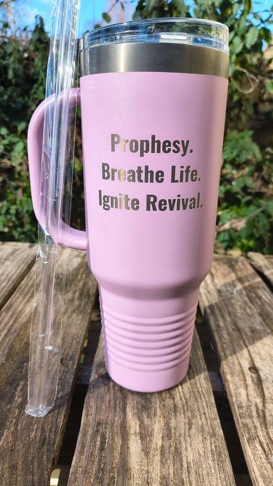 **LIMITED DROP** DVR 40oz Insulated Mug - Lilac